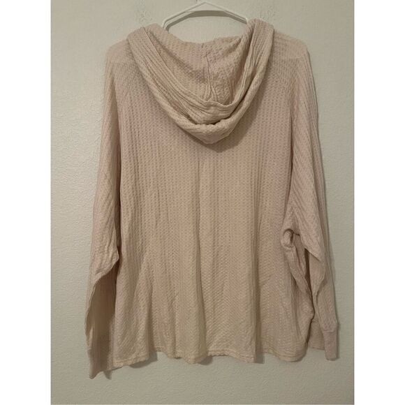 Chaser Oatmeal Textured All Day Wear Lightweight Hoodie Sweater NEW - Picture 6 of 6